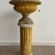 Antique Classical style column Reconstituted stone pillar Greek Roman style pedestal 1980s