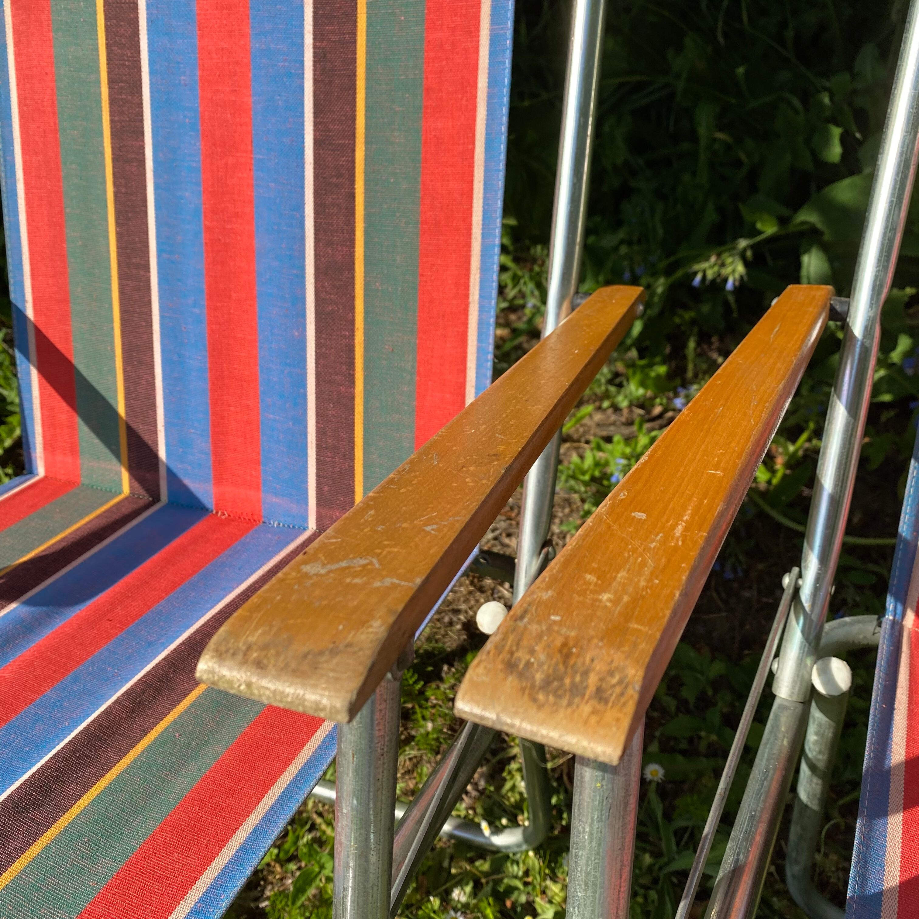 Foldable camping chairs 60s