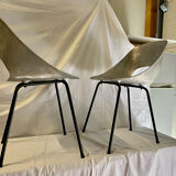 Vintage tulip chairs by Pierre Guariche