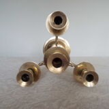 Brass chandelier 4 burners 3 branches