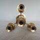 Brass chandelier 4 burners 3 branches