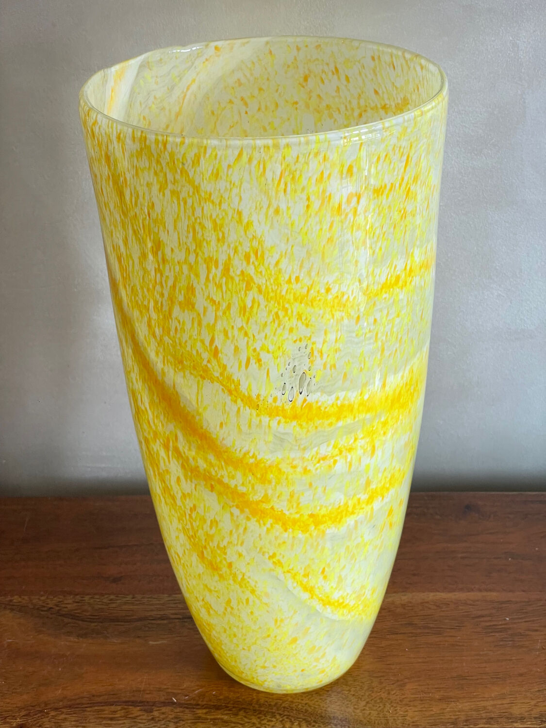 Vase en verre soufflé