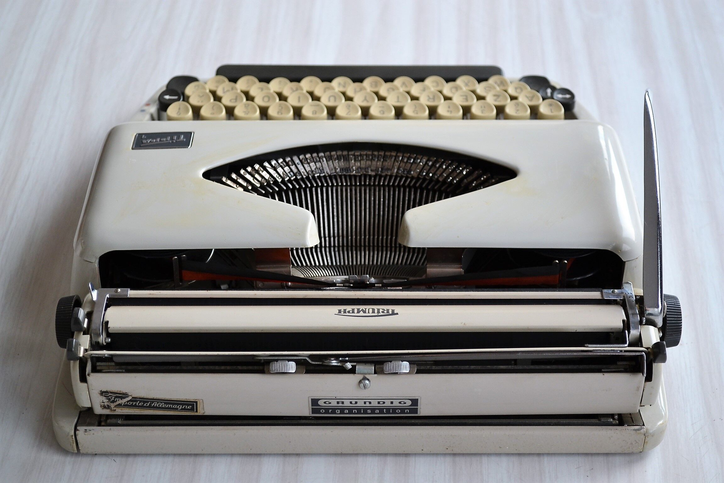 Portable typewriter Triumph model Tippa 1960s