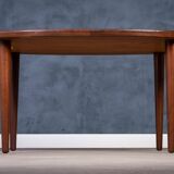 Oval Coffee Table in Rosewood attributed to Aksel Kjersgaard, Odense Møbelfabrik, 1960s