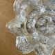 Vintage glass globe wall lamp in the shape of a flower
