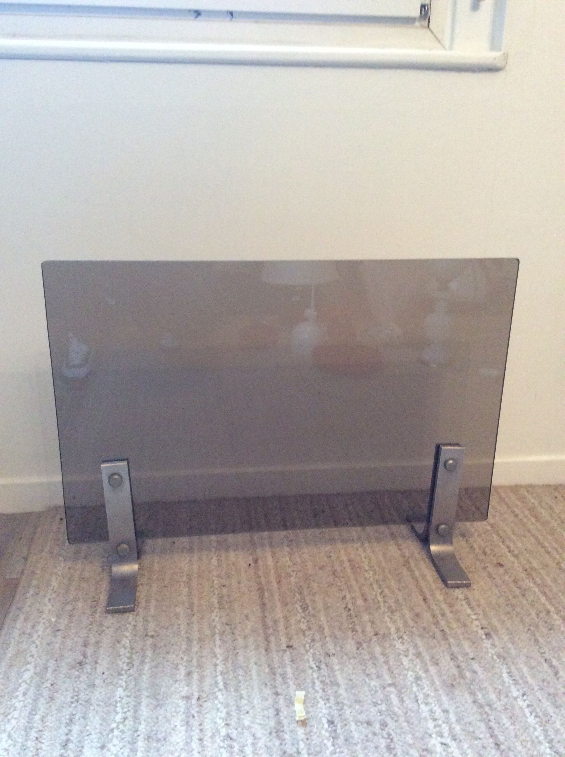 Vintage fireplace firewall from the 70s