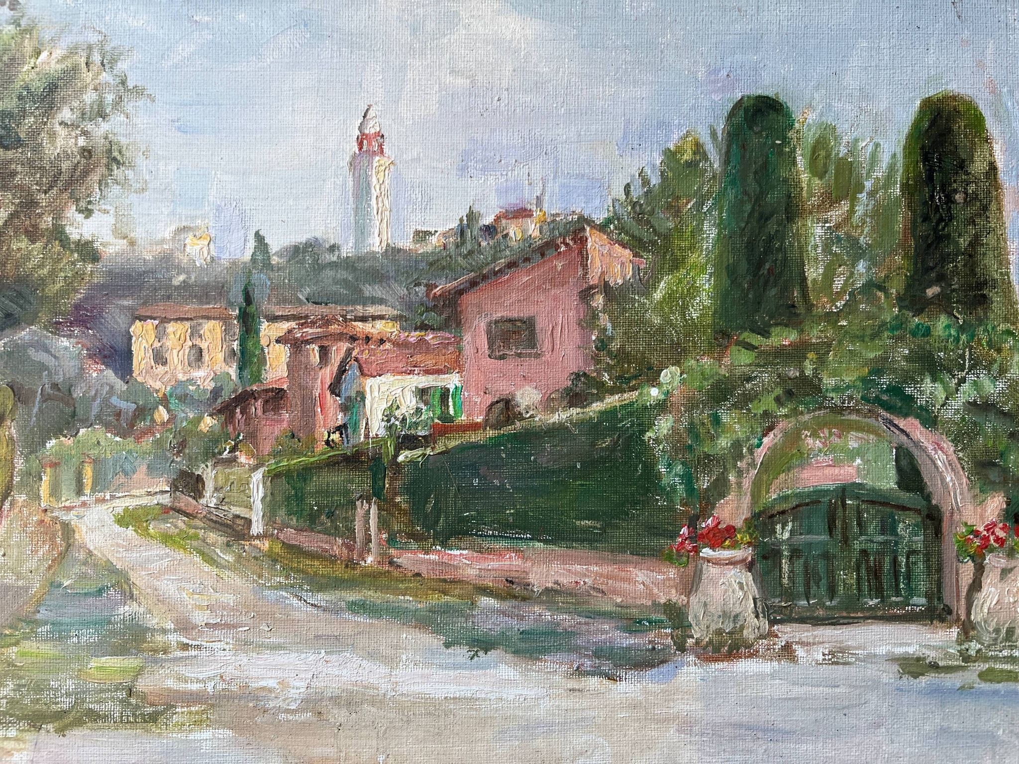 Tableau HST/P "Mediterranean Landscape" ref. H. Hayden