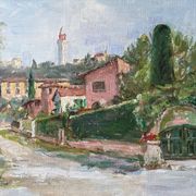 Tableau HST/P "Mediterranean Landscape" ref. H. Hayden