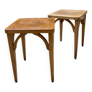 Paire de tabourets luterma