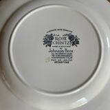 Set of 4 flat plates Johnson Bros "Rose Chintz"