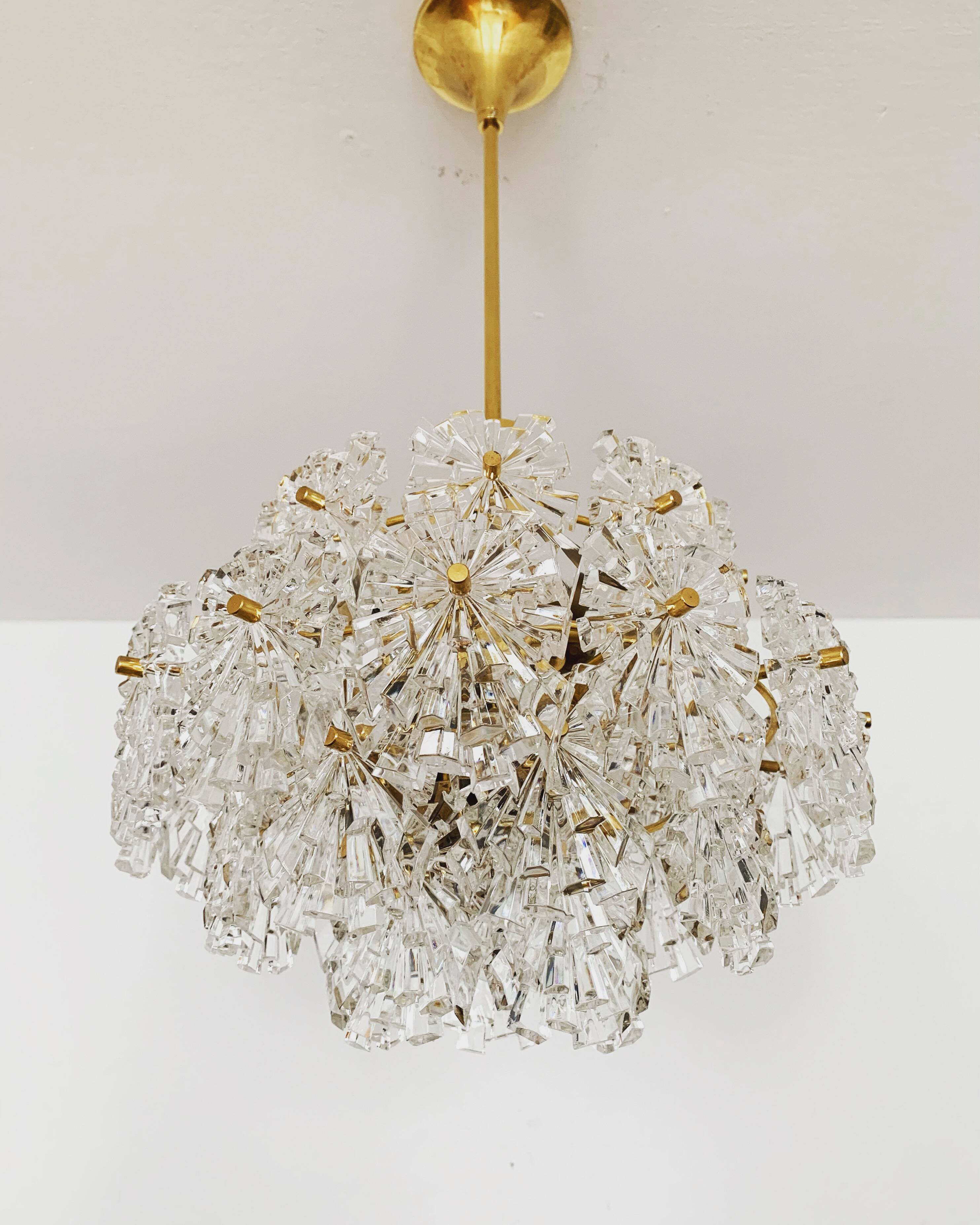 Crystal Glass Chandelier