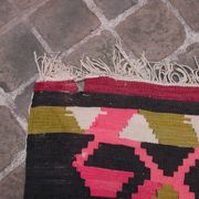 Old Oriental carpet kilim Anatolia 300 x 155 cm