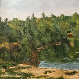 Naturalist painting oil on canvas