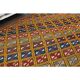 1970s Vintage Turkish Oushak Handmade Wool Cotton Orange Area Rug 158x233