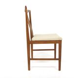Set of 4 Scandinavian beech chairs, Helmer Petterssons Möbelaffär, Markaryd, Sweden, 1960