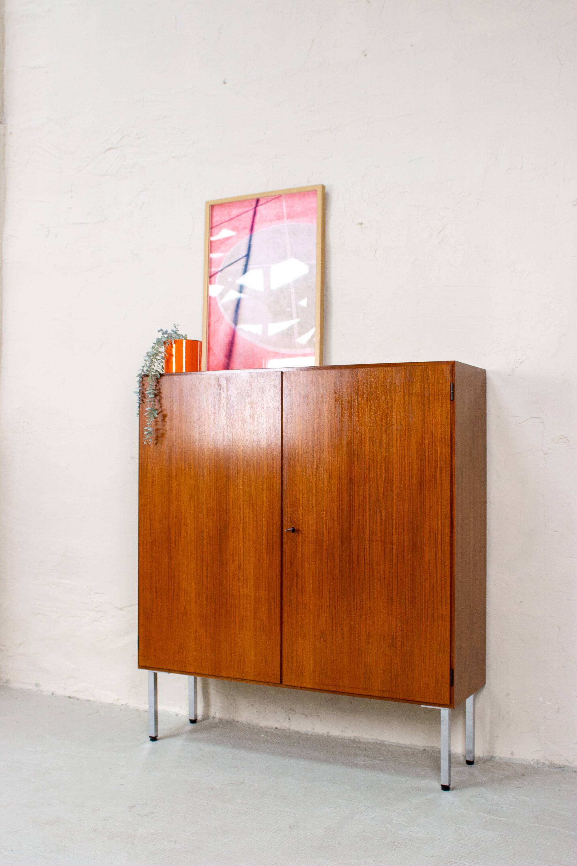 Buffet vintage commode sideboard highboard mid-century teck noyer