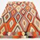 6x8 Multicolor Geometric Style Anatolian Vintage Rug, 164x233Cm