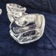 4 Daum crystal ashtrays playing cards