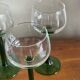 5 white wine glasses