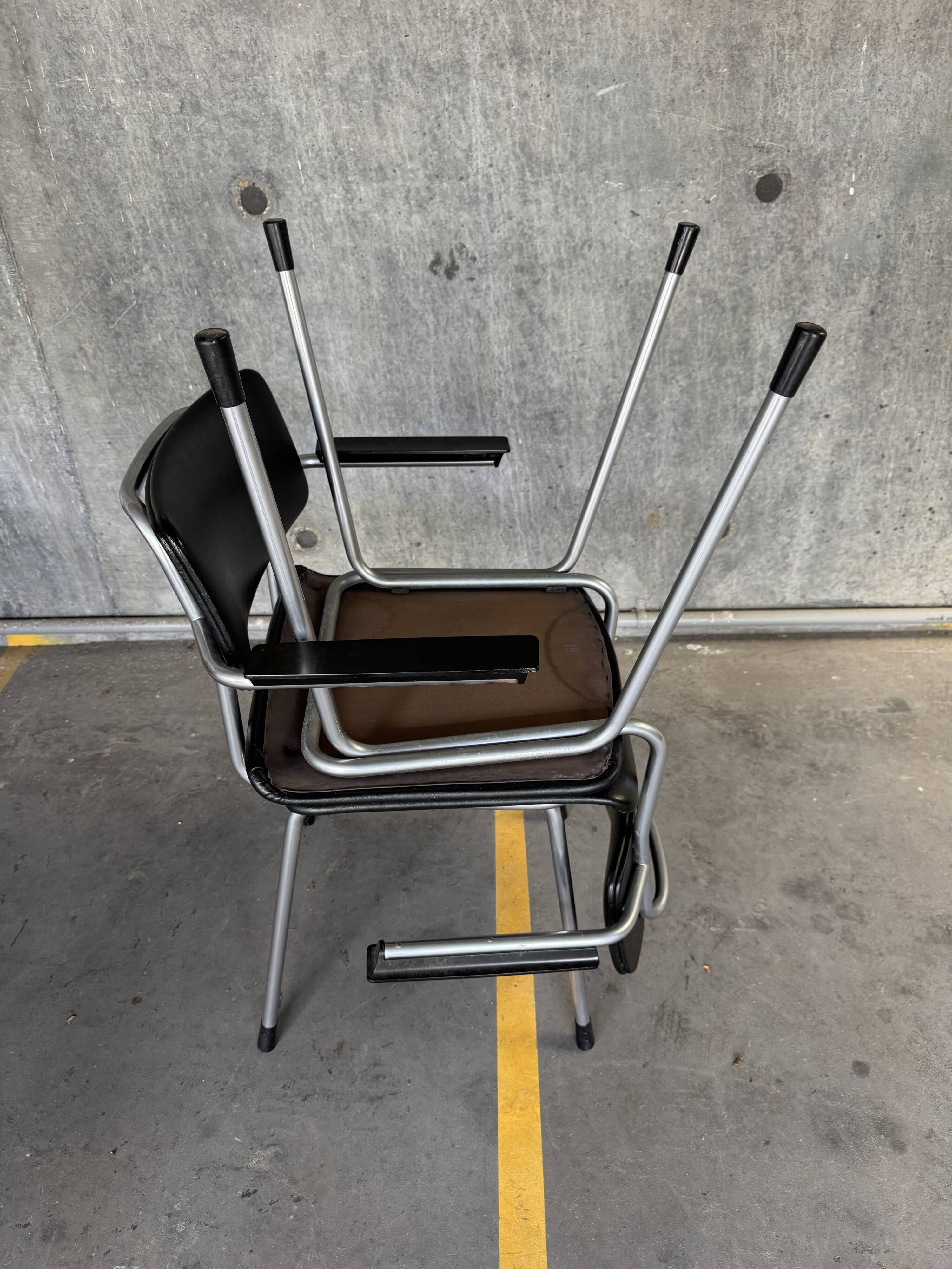 Pair of Gispen Dining Chairs