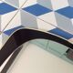 Miroir forme libre vintage 33x78cm