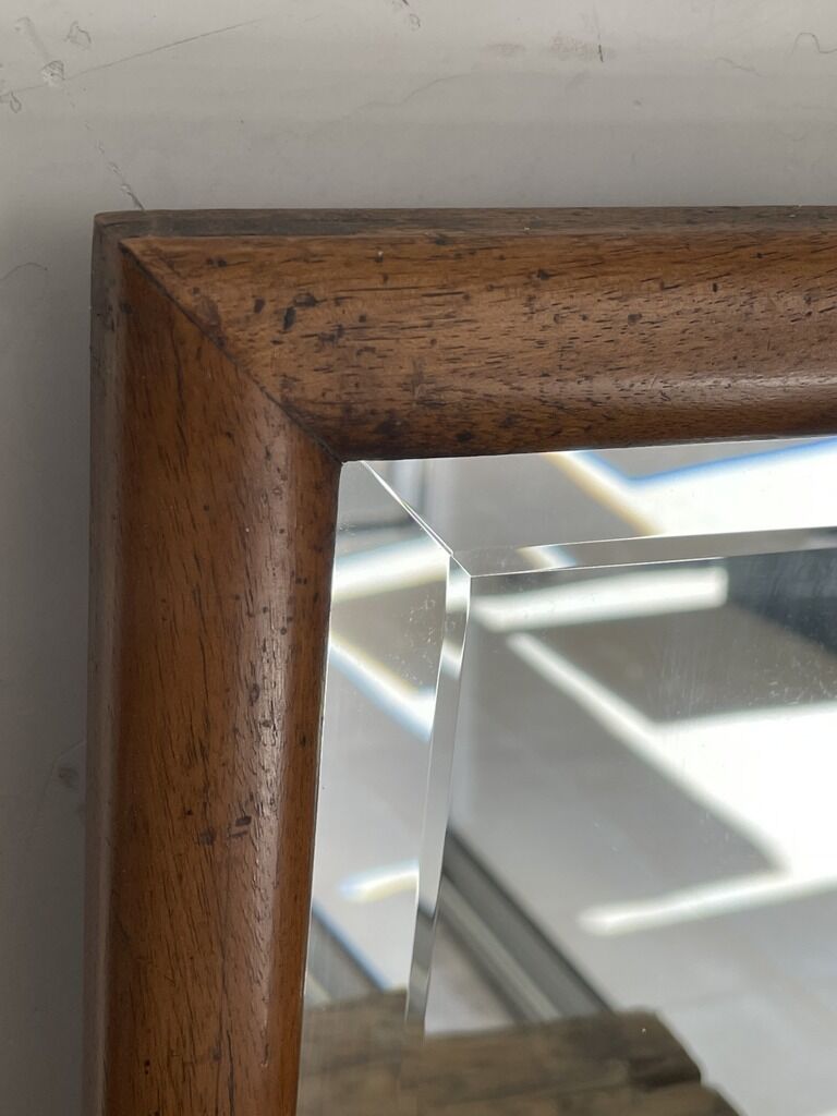 Old wooden mirror 23x35cm