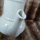 White ceramic coffee pot