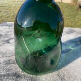 Large blown glass bottle - Vintage 70's - Empoli Glassworks - Italy