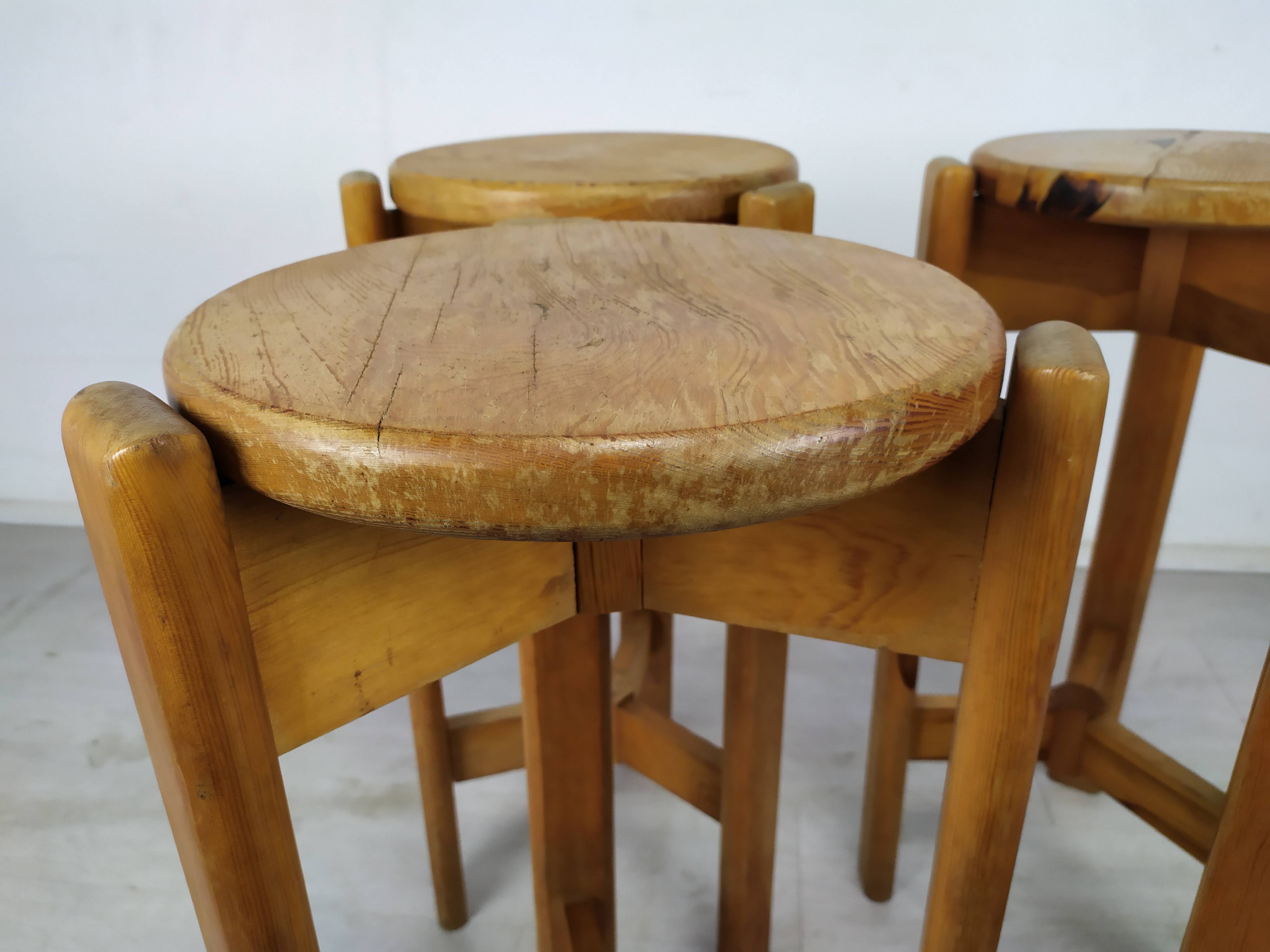 Vintage chalet bar stools