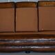 Restored vintage leather sofa from a gentleman's Victorian club.