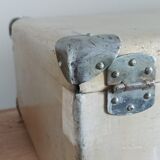 Vintage metal suitcase