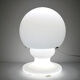 Large Opaline Blown Glass Lamp, 1970s