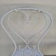 Pair of wrought iron garden chairs, antique manufacture