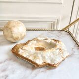 Xxl ashtray in alabaster