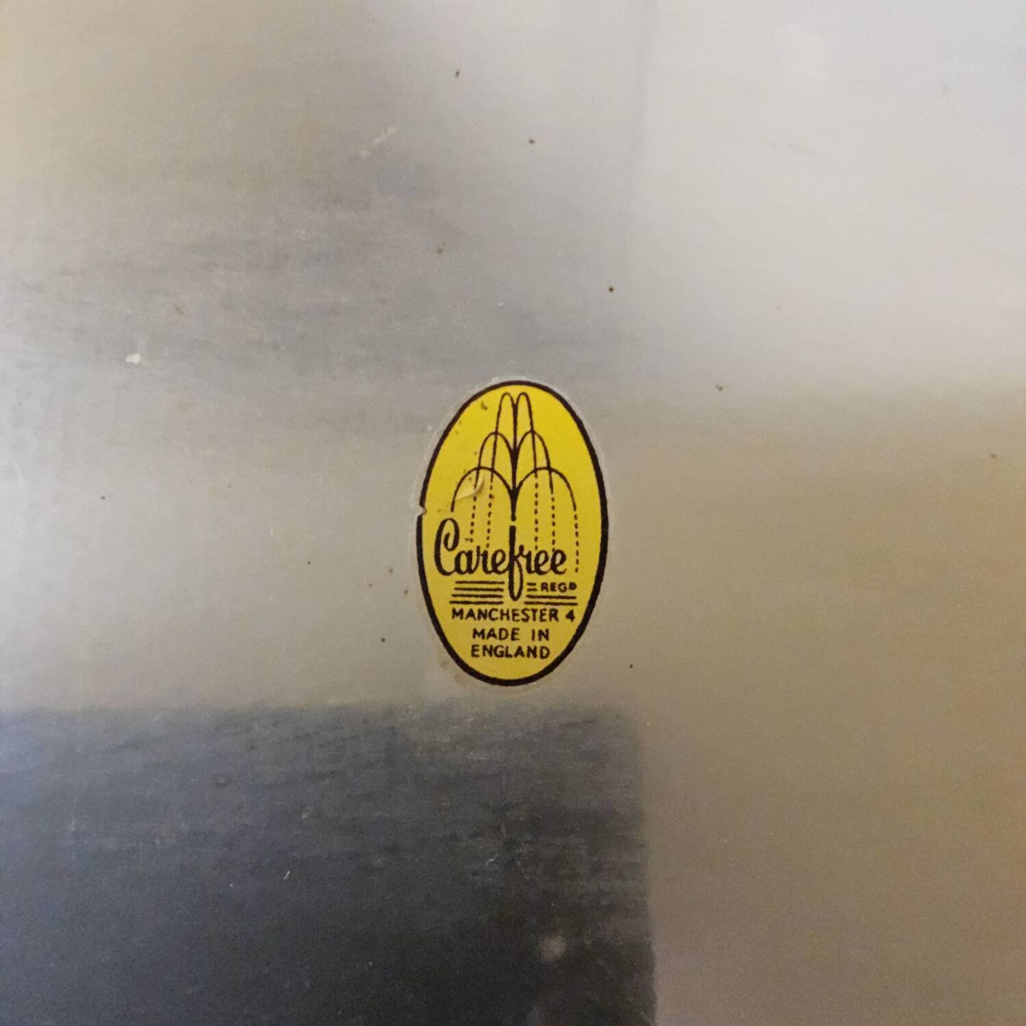 Vintage Carefree English serving trolley gold-coloured 50s/60s
