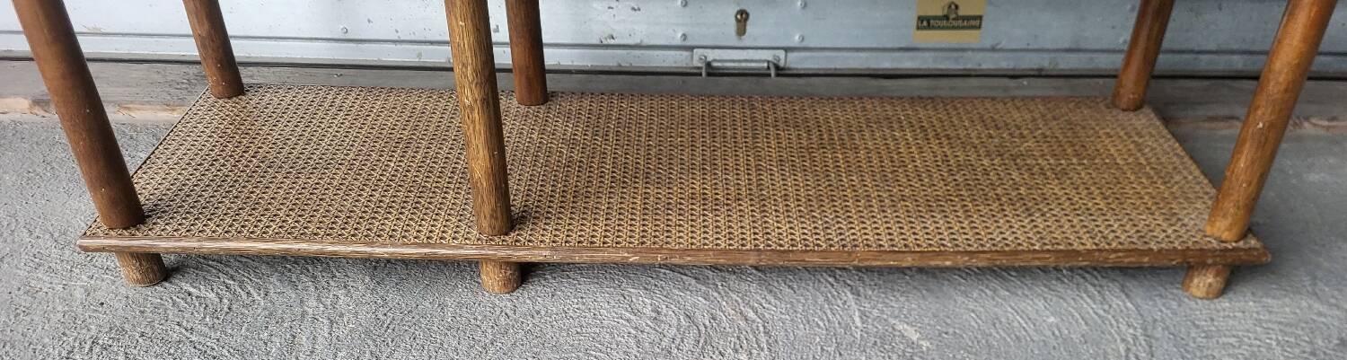 Vintage shelving storage unit library