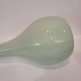 Vase / Verre Soliflore, vert céladon, 70's - France