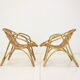 Pair of Alan Fuchs Rattan Lounge Ch, 60s