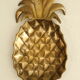 Vide poche vintage ananas en laiton