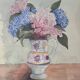 Watercolour Hydrangeas in Quimper Jug