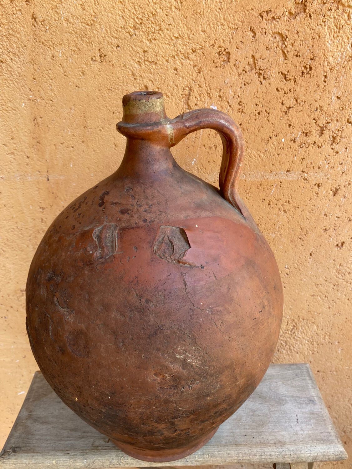 Glazed stoneware carboy