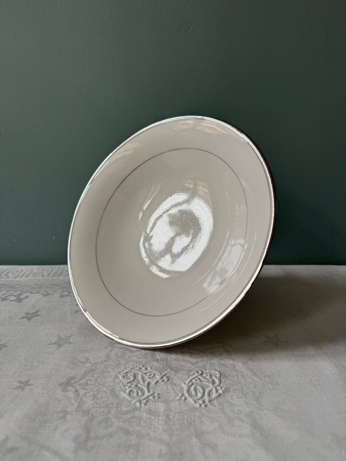 4 plats en porcelaine de Limoges Jules Vieillard XIXème