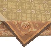 Handmade European Vintage Aubusson Kilim 260 cm x 363 cm