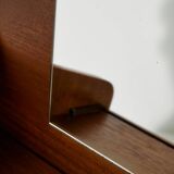 Restored teak bureau desk