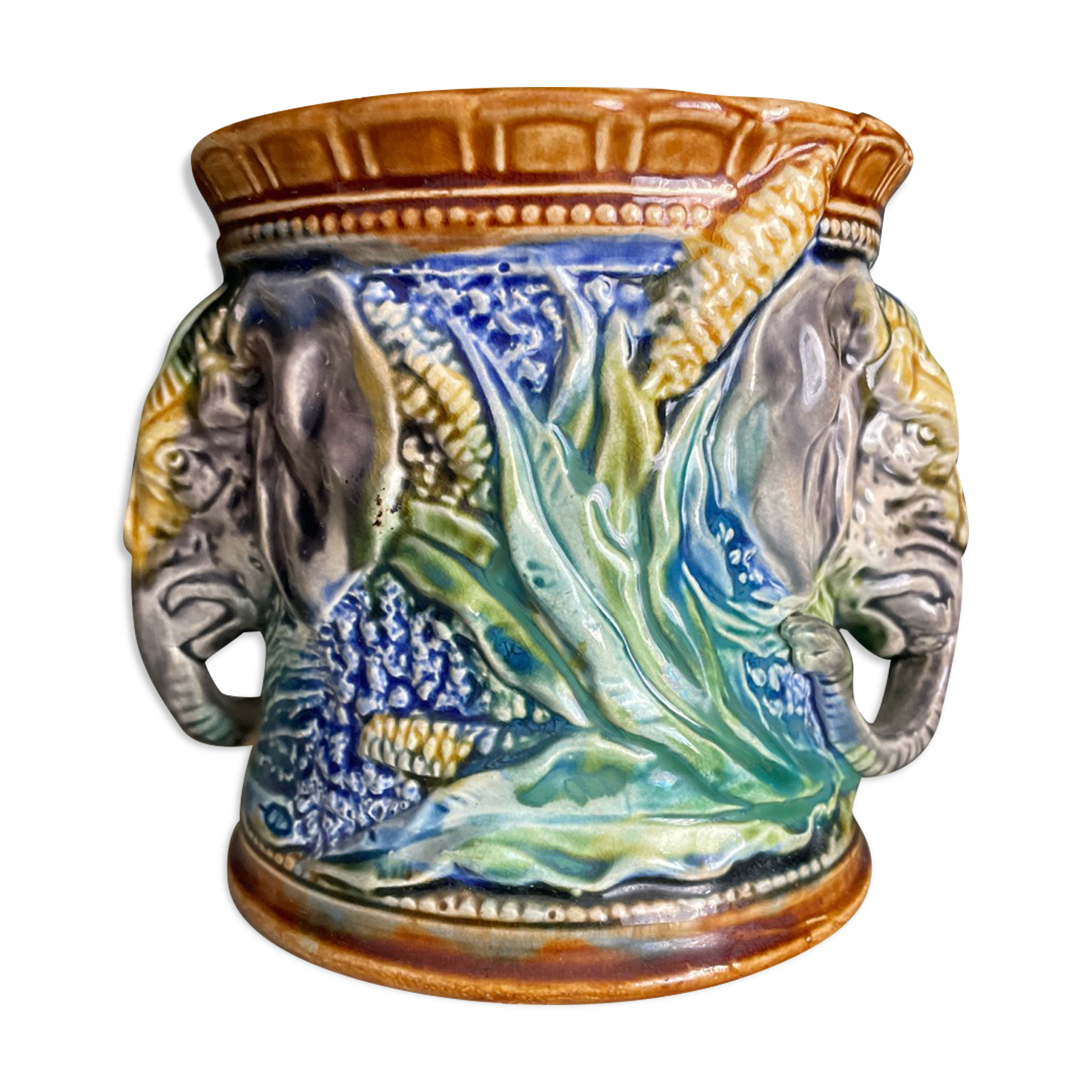 Pot in slip nineteenth century