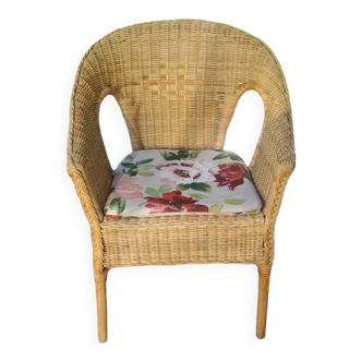 Rattan armchair