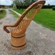 Emmanuelle wicker armchair