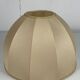 Midcentury bamboo and brass large mushroom table lamp by Leola, 1960s