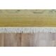 1970s Vintage Turkish Handmade Wool Cotton Green Kilim Rug 117x170