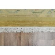 1970s Vintage Turkish Handmade Wool Cotton Green Kilim Rug 117x170
